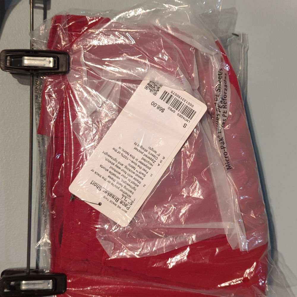 Lululemon Pace Breaker 5" LL size small red